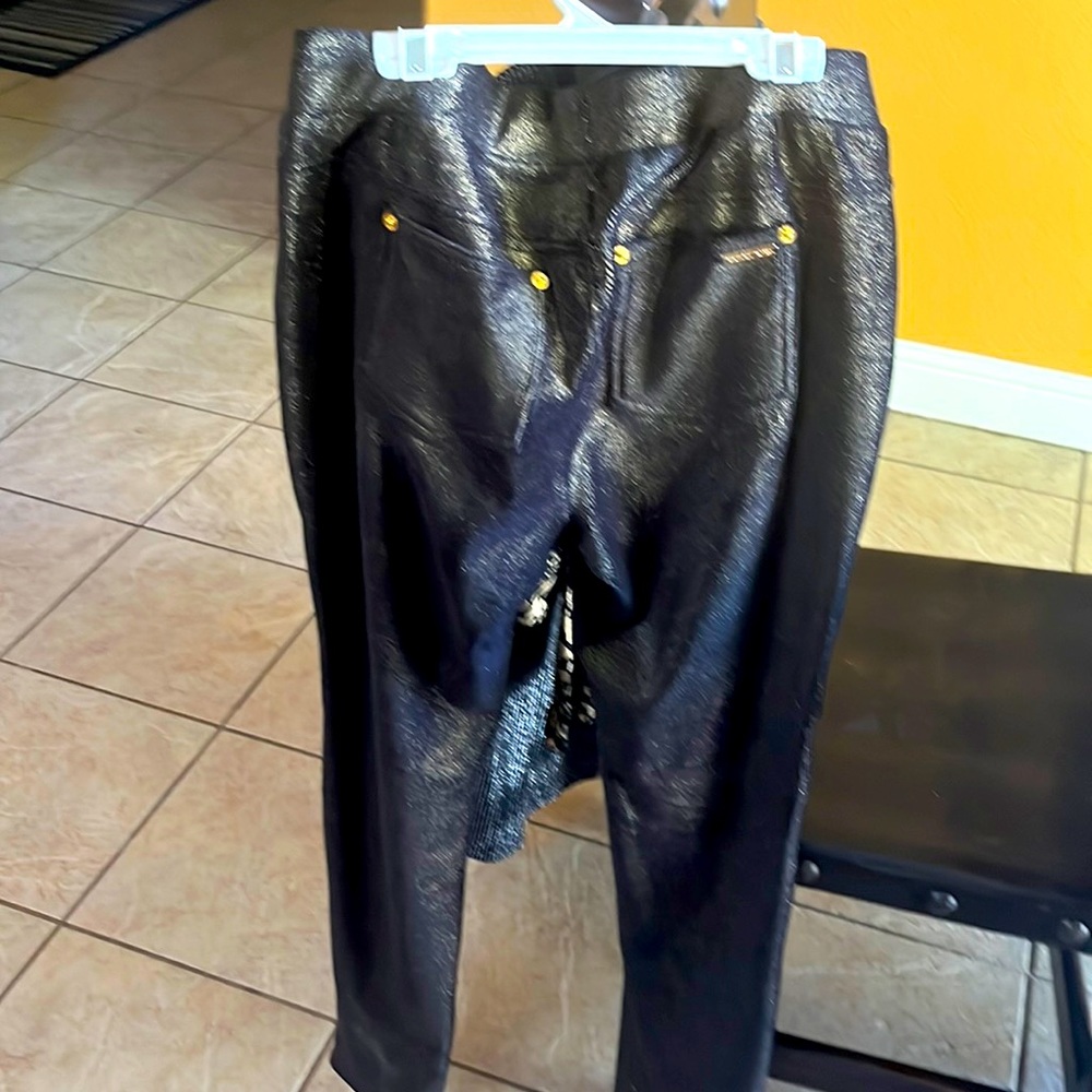 Never wore black/ brown shinny pant’s dressy